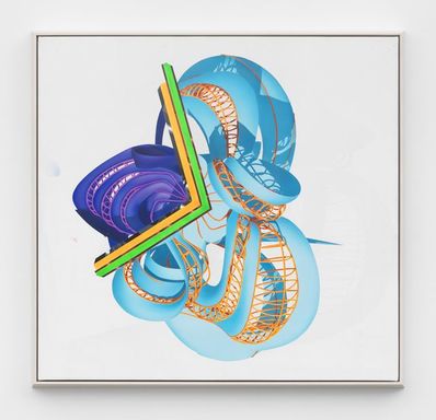 Frank Stella, ‘Blue Hat 1’, 2018