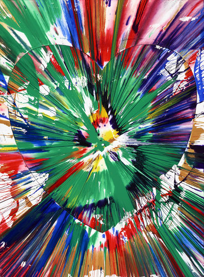 Damien Hirst, ‘HEART SPIN PAINTING (TWO PARTS)’, 2009