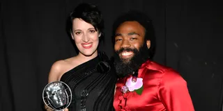 Phoebe Waller-Bridge and Donald Glover at the 2019 British Academy Britannia Awards