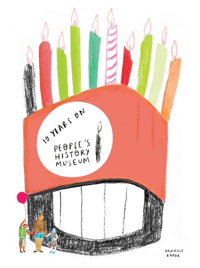 People's History Museum 10 years on. Illustration by Danielle Rhoda