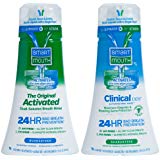 SmartMouth Original Activated and Clinical DDS (Gum & Plaque) 24 Hour Fresh Breath Rinse, 2 Bottles, 2.51 Pound