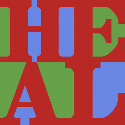 Robert Indiana, ‘HEAL (Red, Green, Blue Variation)’, 2015