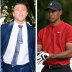 Struggles ... Scott Miller, Sam Burgess and Tiger Woods.