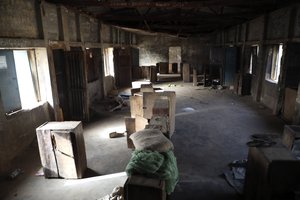 An empty student's hostel is seen following an attack by gunmen at Government Science College, Kagara, Nigeria, Thursday, Feb. 18, 2021.