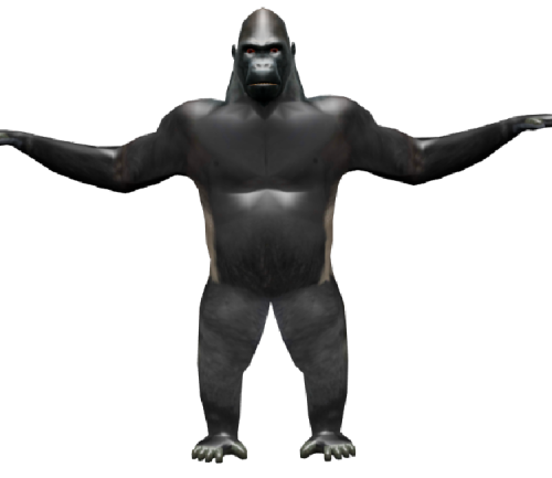 lowpolyanimals:
“ Gorilla from Flying Gorilla
”