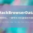 HackBrowserData - 无需密码，一键导出 Chrome、Firefox、Edge、360、QQ、Brave 浏览器保存的登录密码、历史记录、Cookies、书签 33