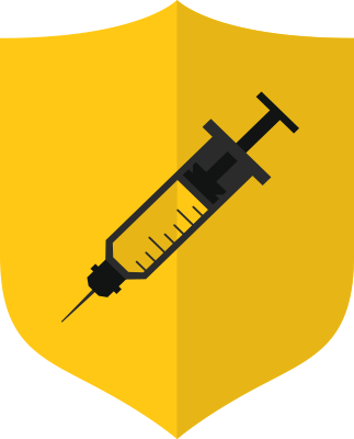 Injection badge