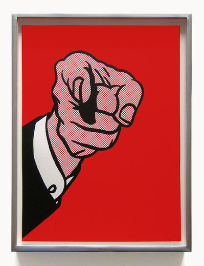 Roy Lichtenstein, ‘Finger Pointing (Corlett 126)’, 1973