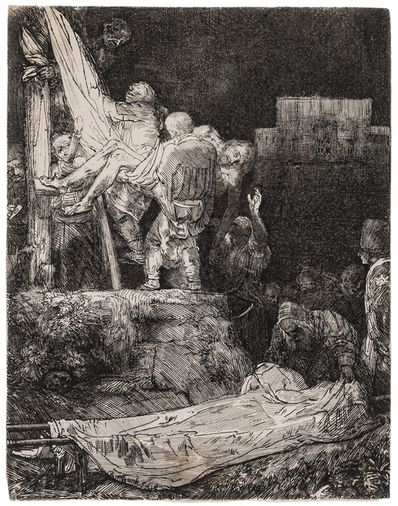 Rembrandt van Rijn, ‘The Descent from the Cross by Torchlight’, 1654