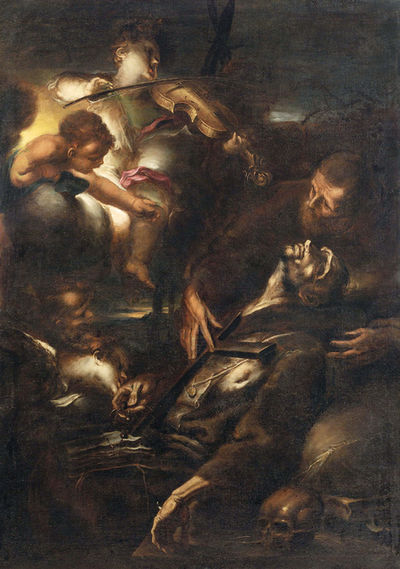 Alessandro Magnasco, called il Lissandrino, ‘Ecstasy of Saint Francis’, Late 17th -early 18th Century