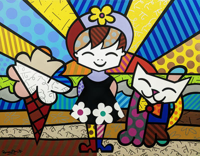 Romero Britto, ‘BRIANNA’, 1999