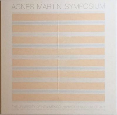 Agnes Martin, ‘Agnes Martin Paintings from 2001’, 2002
