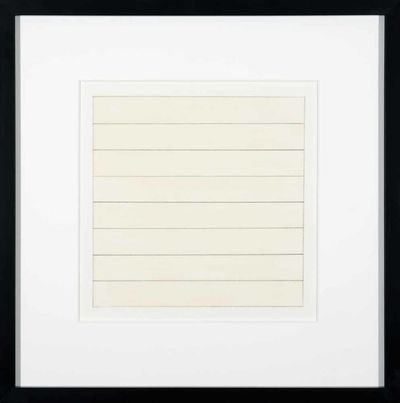 Agnes Martin, ‘Untitled X’, 1991