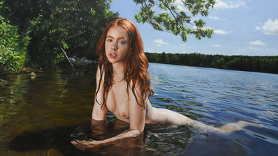 Yigal Ozeri, ‘Untitled; Erna in the Water’, 2020