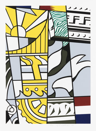 Roy Lichtenstein, ‘Bicentennial Print’, 1975