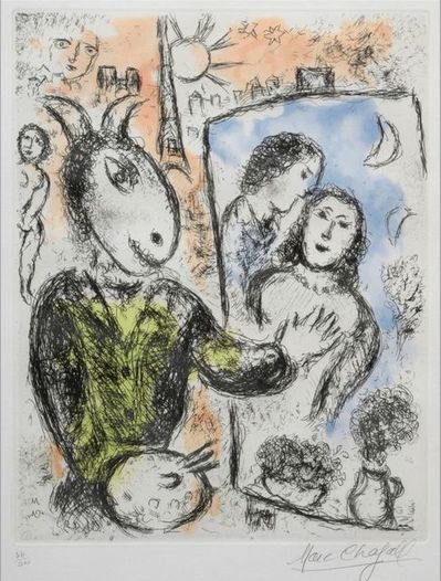 Marc Chagall, ‘Le couple ’, 1981