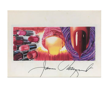 James Rosenquist, ‘"Fahrenheit 1982", ca.1980-90's, SIGNED, Whitney Museum of American Art,  note bi-fold card’, 1980-90's