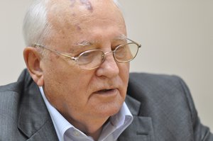 Soviet President Michael Sergeevich Gorbachev