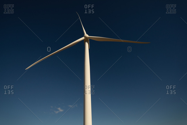 Wind mills at a wind farm during daytime