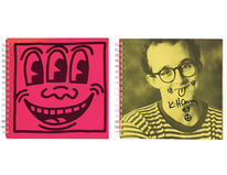 "Self Portrait", Signed/Doodle, Tony Shafrazi Exhibition Catalogue First Edition (1982), Signed/Dated (1987) with Doodle, UNIQUE