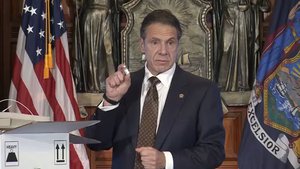 Gov Andrew Cuomo during press conference