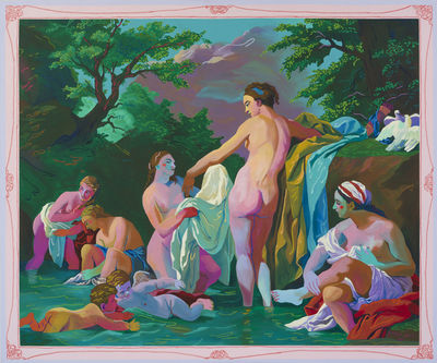 Andy Dixon, ‘Venus and Her Bathing Nymphs Painting’, 2021