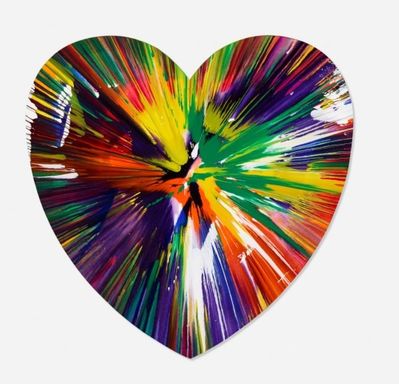 Damien Hirst, ‘Heart Spin Painting’, 2009