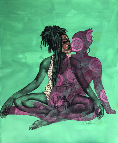 Delita Martin, ‘Untitled (Green Background)’, 2020