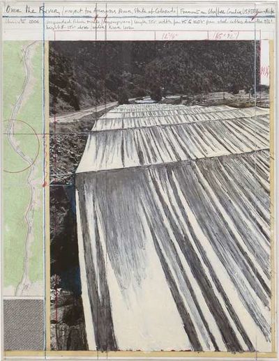 Christo, ‘Over the River, Project for the Arkansas River, State of Colorado’, 2006