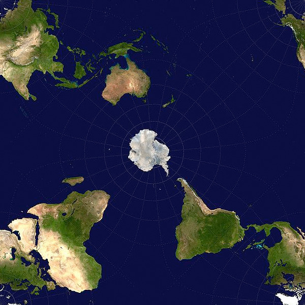 garbage-empress:
“ mapsontheweb:
“Antarctic-centric world view.
”
map of the world when the emperor penguins finally live up to their name
”