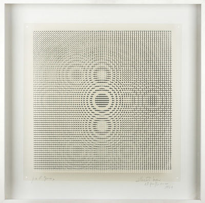 Alberto Biasi, ‘Dinamica visiva S6’, 1964
