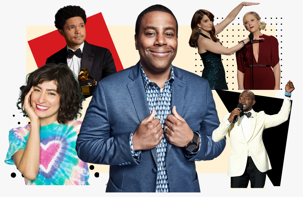 Melissa Villaseñor, Trevor Noah, Kenan Thompson, Tina Fey &amp; Amy Poehler and Taye Diggs are among those performing host duties this award season. 