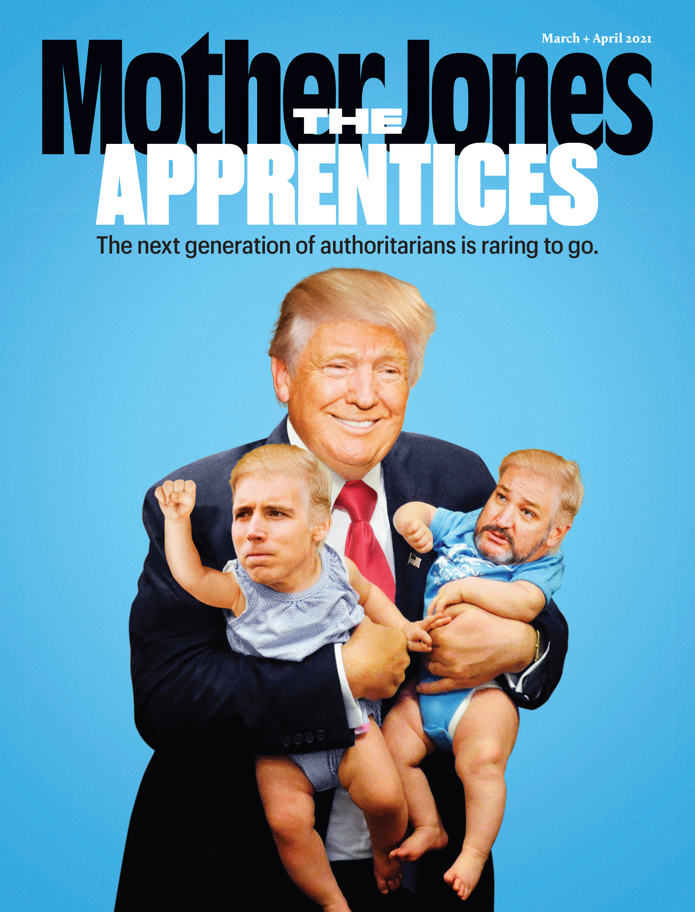 Mother Jones Magazine Cover : March + April 2020