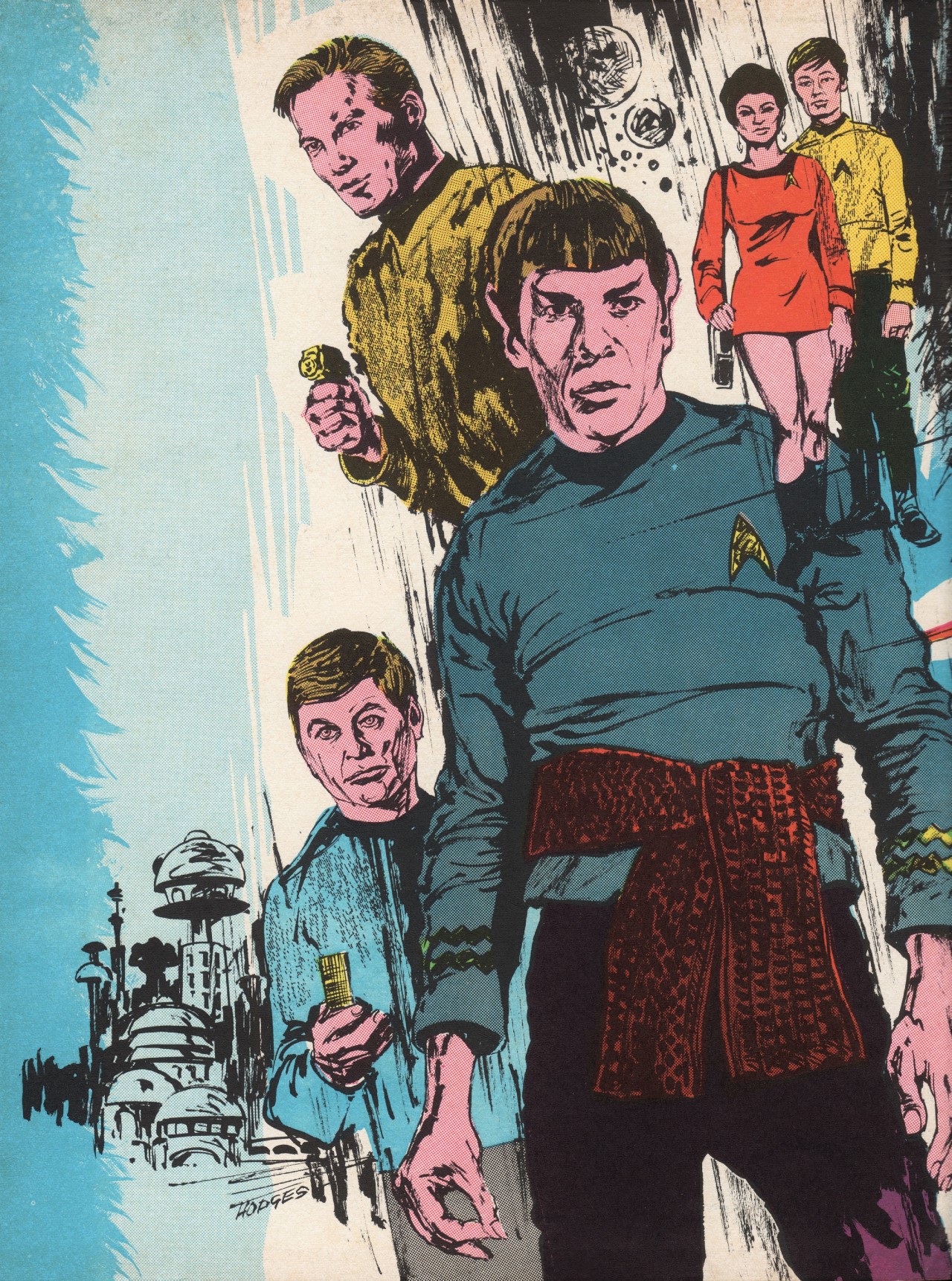 Star Trek - art by Edgar Hodges (1972)