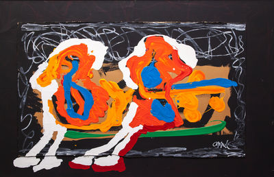 Karel Appel, ‘Two Figures’, 1989