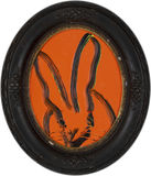 Untitled, Oval Orange Bunny