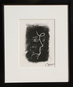 Georges Braque, ‘Profil de Femme from Souvenirs de Portraits d'Artistes’, 1972