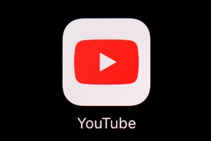 This March 20, 2018, file photo shows the YouTube app on an iPad.