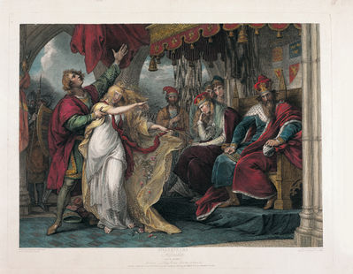 Benjamin West, ‘Shakespeare engraving: Hamlet Act IV, Scene V from the Boydell Gallery, 1798-1802’, 1802