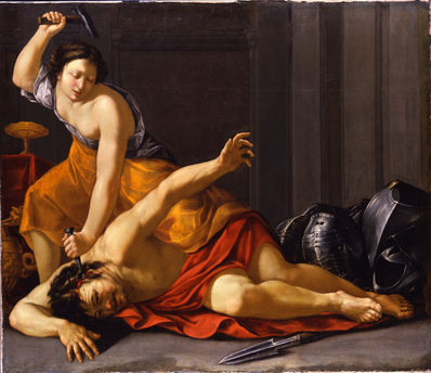 Simon Vouet, ‘Jael and Sisera’, ca. 1615