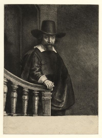 Rembrandt van Rijn, ‘Ephraim Bonus, Jewish physician 1647’, 1647