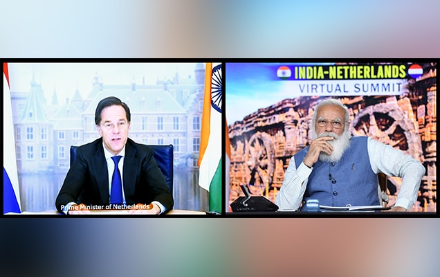 PM Modi holds virtual summit with PM Rutte of the Netherlands