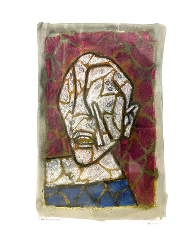 M. F. Husain, ‘Intellectual’, 1981