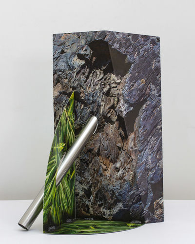 Letha Wilson, ‘Lava and Leaves with Pipe’, 2021