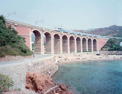 Massimo Vitali, ‘Another Viaduct, Printed’, 2006