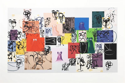 George Condo, ‘Paper Faces’, 1999