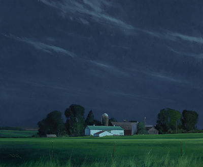 Ben Bauer, ‘St. Croix County Farm by Moonlight’, 2019