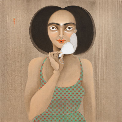 Hayv Kahraman, ‘Moustache mask’, 2021