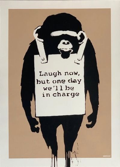 Banksy, ‘Laugh Now’, 2003