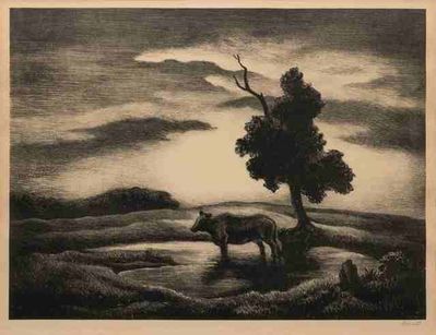 Thomas Hart Benton, ‘Sunset’, 1941